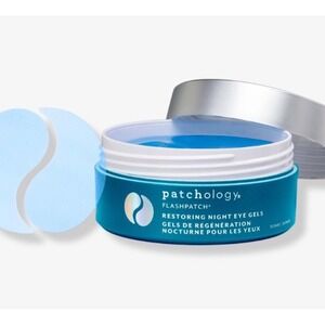 Patchology Flashpatch Restoring Night Eye Gels 15 Pairs Retinol Peptides BNIB